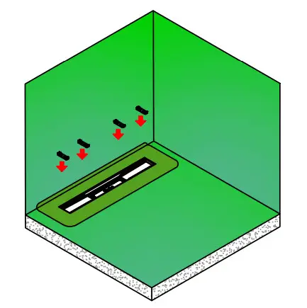 profilpas PP Drain Aqua Shower drain base with direct drainage - figure 17