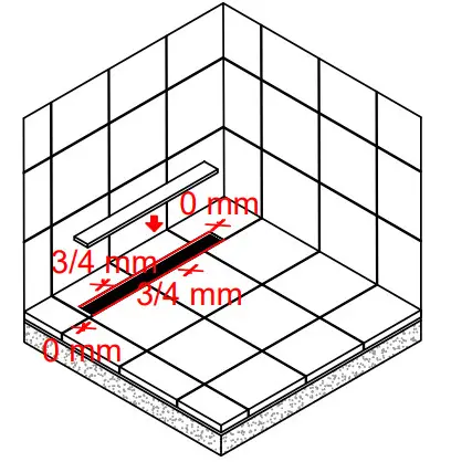 profilpas PP Drain Aqua Shower drain base with direct drainage - figure 23