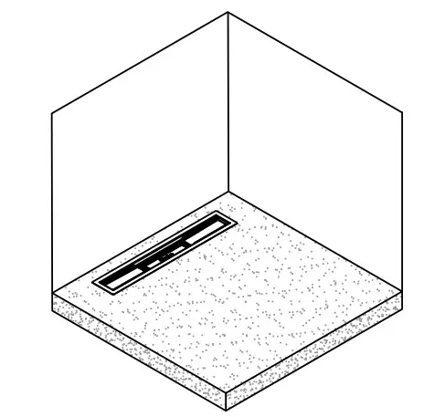 profilpas PP Drain Aqua Shower drain base with direct drainage - figure 3