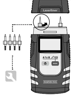 Laserliner 082 013 DampFinder Home Moisture Meter 4