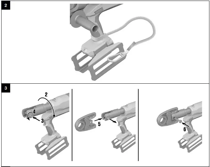 HILTI NPR 32 P 22 Cordless PIPE press tool - overview 2