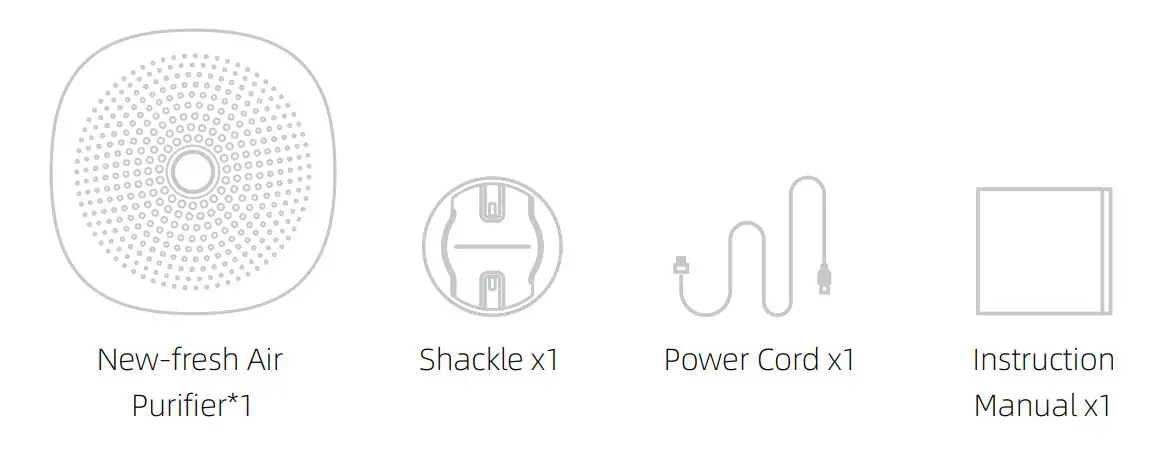 PET MARVEL New-Fresh Air Purifier - Packing List