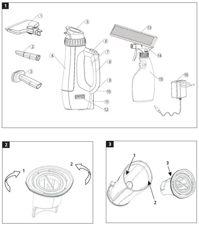 MENUETT 006139 window cleaner 2 in 1