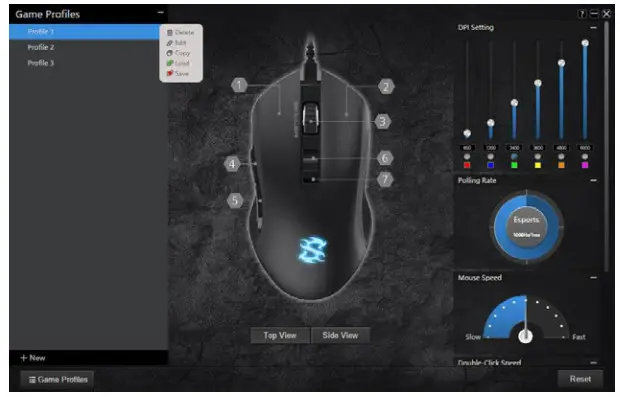 Sharkoon Wireless Gaming Mouse - Game Profiles 2