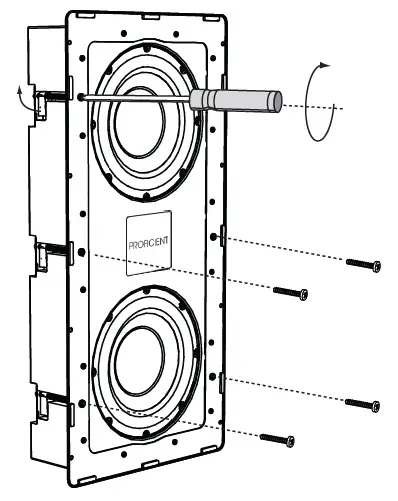 PROFICIENT PAS-HRSIW8-CAB High Resolution Series In Wall Subwoofer fig 12