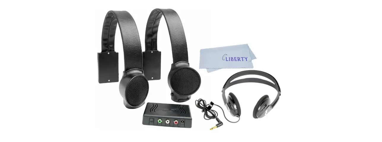 Audio Fox Wireless Tv Speakers Value Bundle With Stereo Headphones User Manual
