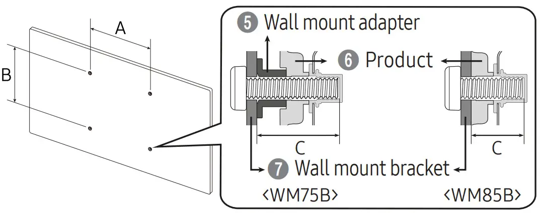 SAMSUNG WM75B 75 Inch 4K UHD Flip Pro Interactive Whiteboard - fig 1