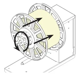 EPSON C6500A Label Unwinder - INSTALLATION 3