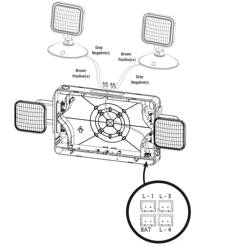 Commercial Electric EECLEDRGMVRHC Dual Color LED Exit Emergency Light Remote Capable -Figure 9