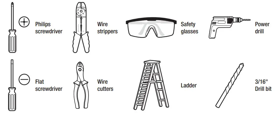 Commercial Electric EECLEDRGMVRHC Dual Color LED Exit Emergency Light Remote Capable -TOOLS REQUIRED