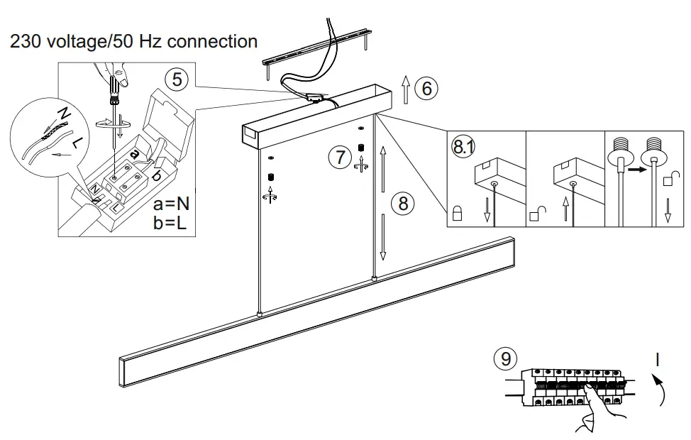 Paul Neuhaus 2440 95 Q ADRIANA Pendant Light LED Aluminium - fig 3