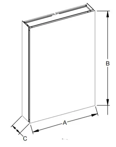 FRALIMK NIKA-W3MCL2030L Lighted Medicine Cabinet with Mirror 10