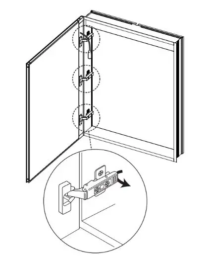 FRALIMK NIKA-W3MCL2030L Lighted Medicine Cabinet with Mirror 14