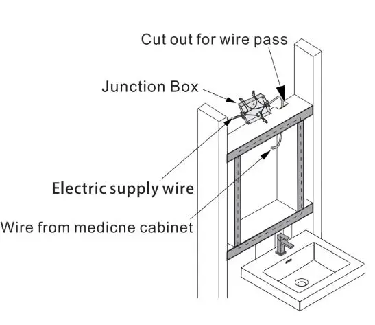FRALIMK NIKA-W3MCL2030L Lighted Medicine Cabinet with Mirror 19
