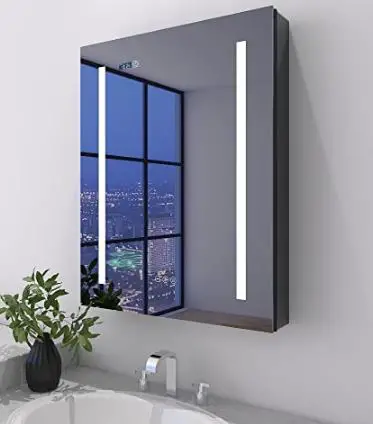FRALIMK NIKA-W3MCL2030L Lighted Medicine Cabinet with Mirror PP