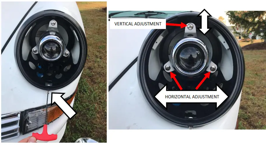 RENNLINE 911 LED or HID Headlight Upgrade Kit - headlight