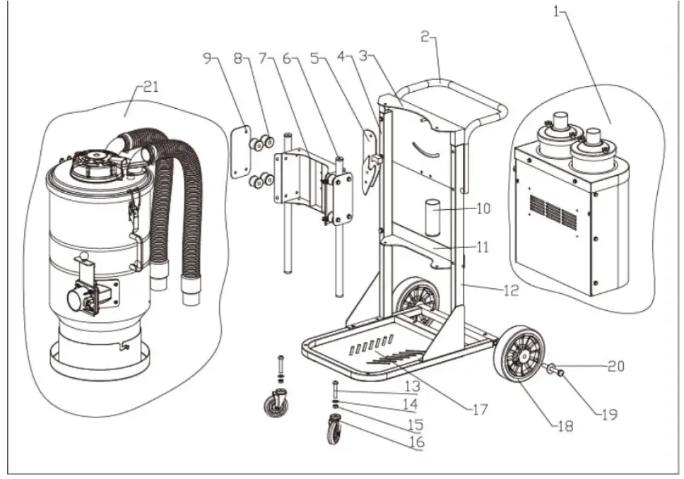JON-DON DDV26 Dynamic Diamond Vacuum 8