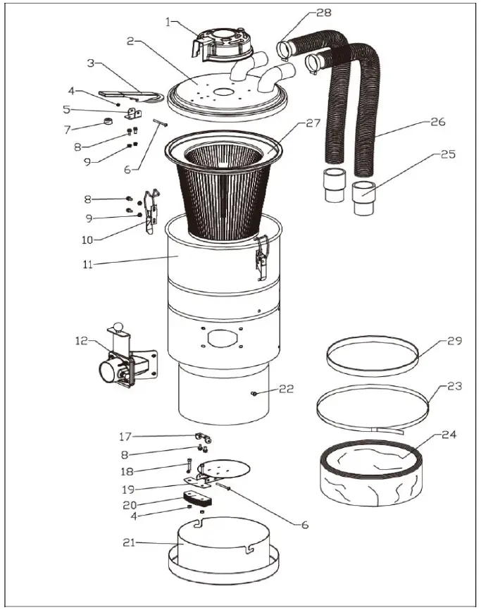 JON-DON DDV26 Dynamic Diamond Vacuum 9