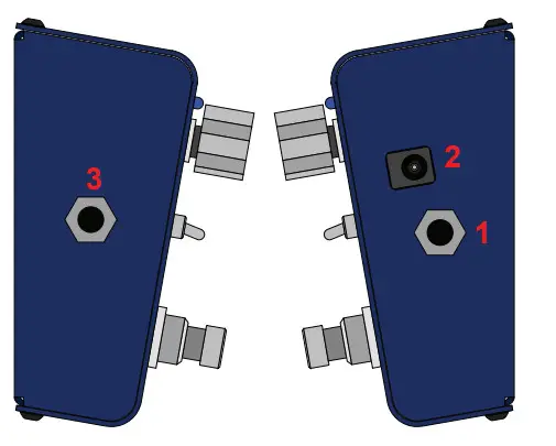 api select 547091 LLX Bass Pedal - INPUTS