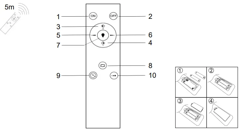 Leuchten Direkt 14755-18 LED Ceiling Lamp Living Room Daylight-fig5