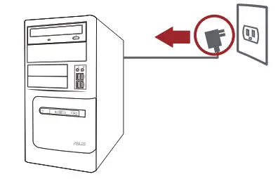 ASUS PCE-AC88 WiFi PCI Express - power cord