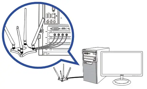 ASUS PCE-AC88 WiFi PCI Express - wireless network