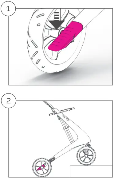 ACRE Carbon Fibre Ultralight Rollator-fig7