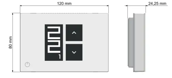 seitron Wi-Time Wall Wi-Fi Programmable Thermostat