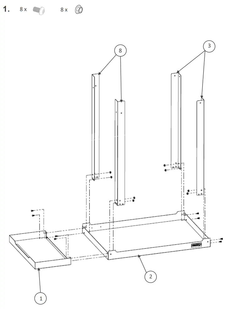 LE MARQUIER DVPE13 DVPI Vintage Pure Trolley - Assembly