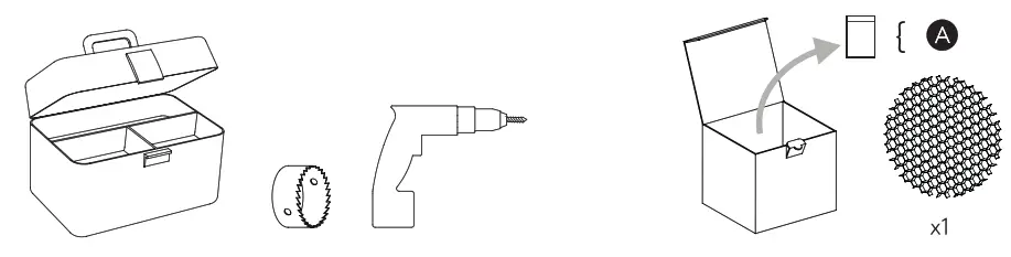 astro FCL 12938 Trimless Slimline Round Fire Rated- fig 1
