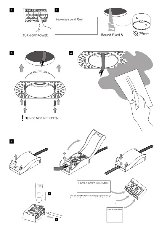 astro FCL 12938 Trimless Slimline Round Fire Rated- fig5
