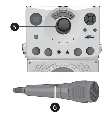 Singing Machine SML385UBK Bluetooth Karaoke System with LED Disco Lights-14