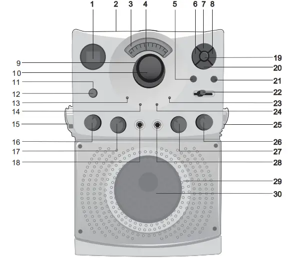 Singing Machine SML385UBK Bluetooth Karaoke System with LED Disco Lights-3