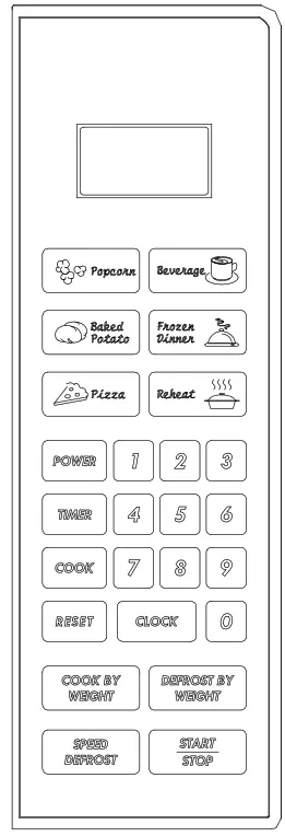 Avanti MT81K1BH Countertop Microwave Oven - 4