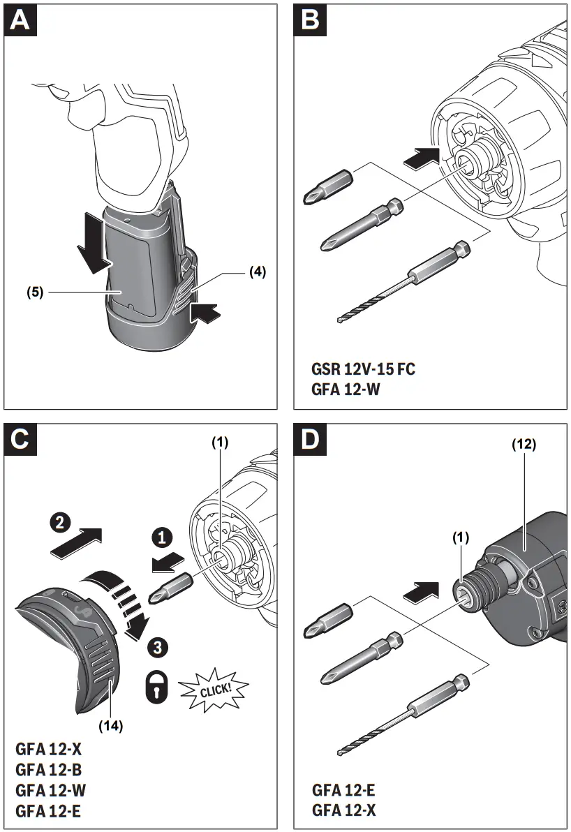 BOSCH GSR 12V 15 FC Cordless Drill Driver - 2