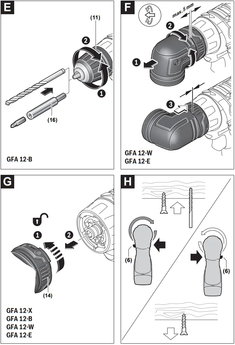 BOSCH GSR 12V 15 FC Cordless Drill Driver - 3