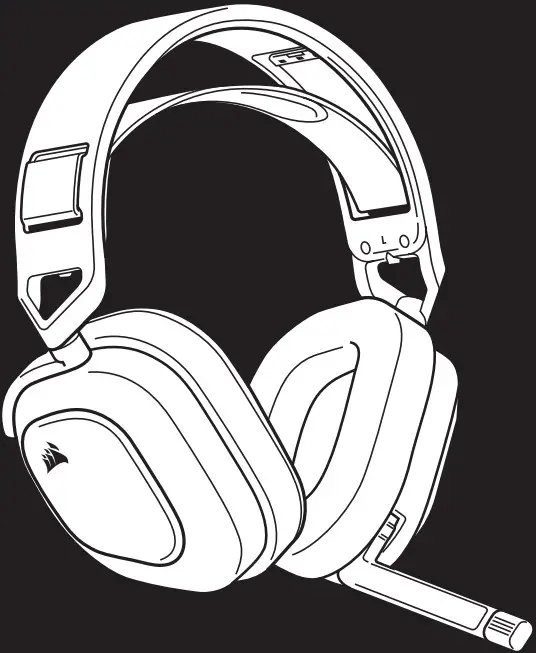 CORSAIR HS80 RGB Wireless -PACKAGE CONTENTS SECTION