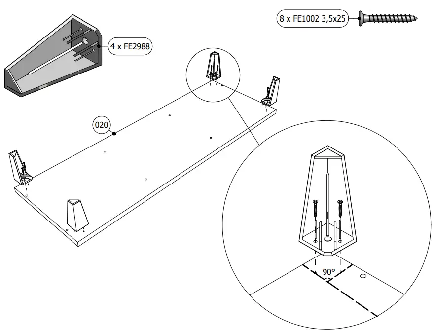 Highboard Instructions