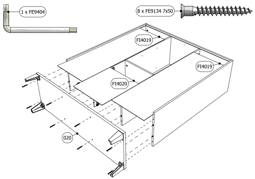Highboard Instructions