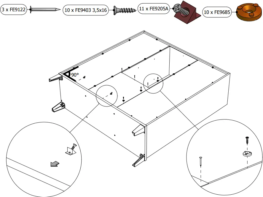 Highboard Instructions