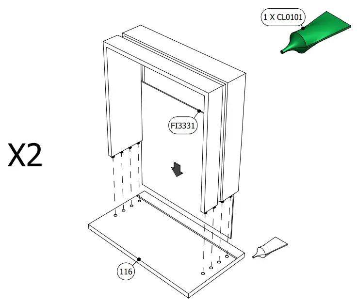 Highboard Instructions