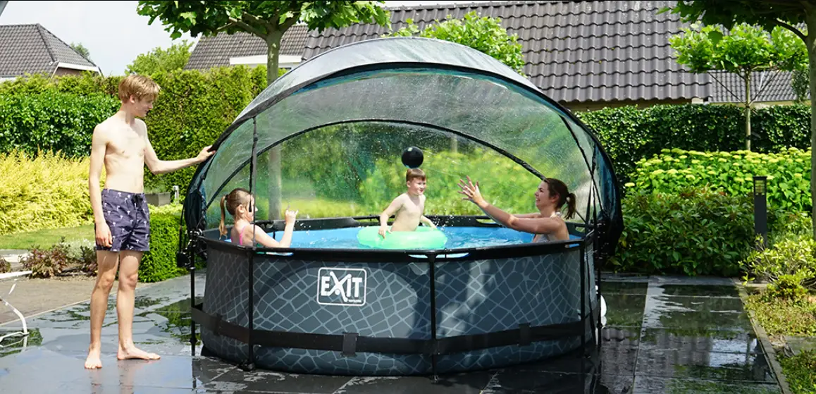Exit Toys 10ftx6.6ft Swimming Pool Dome 3x2m/2.2x1.5m User Manual