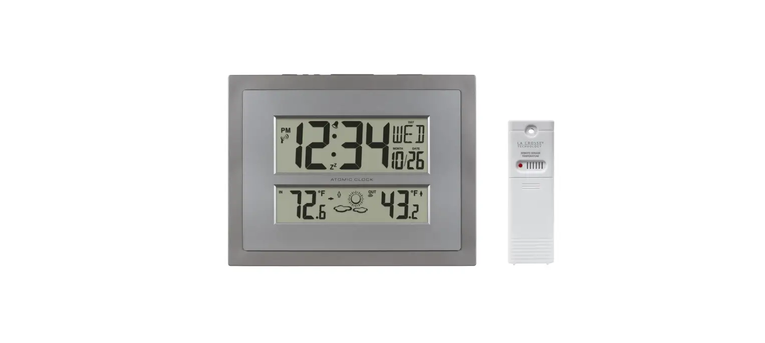 La Crosse Technology 512-1422gry Atomic Digital Wall Clock User Guide La Crosse Technology 512-1422gry Atomic Digital Wall Clock User Guide