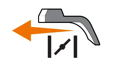 CHAMPION 201037 8500W Dual Fuel Portable Generator - Move the choke lever