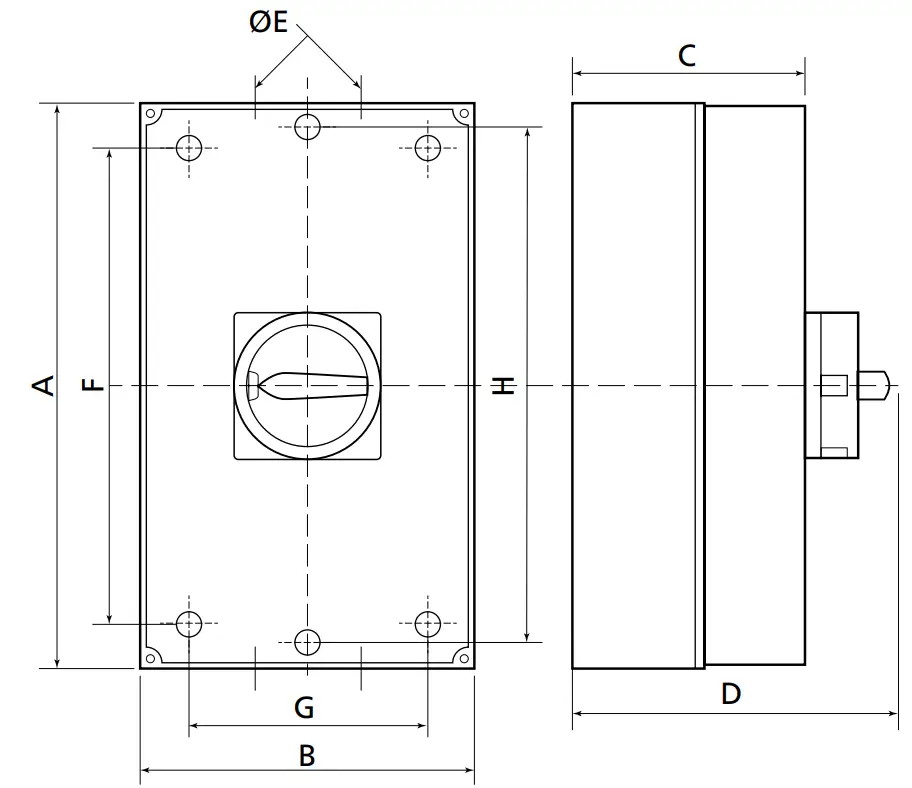 TIMEGUARD Weathersafe IP65 Isolator Switches - fig 1