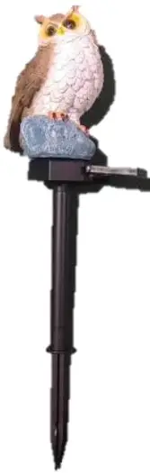 Coopers OF STORTFORD K895 Solar Light Up Owl Stake