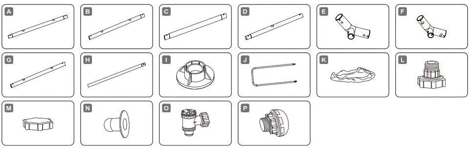 Bestway 56622E POWER STEEL™ OVAL POOLS - fig44