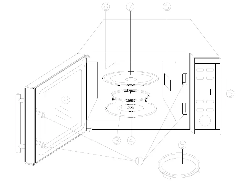 Corbero CMICG25DC Microwave Oven 1
