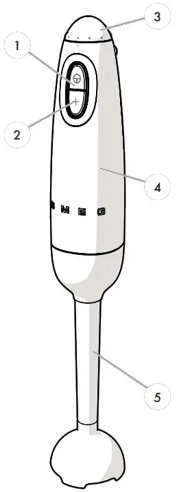 smeg HBF01 Hand Blender - FIGURE