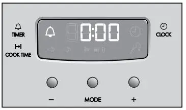 Westinghouse WLE600 Series Electric Oven with Coil Hob User Guide - Setting the time